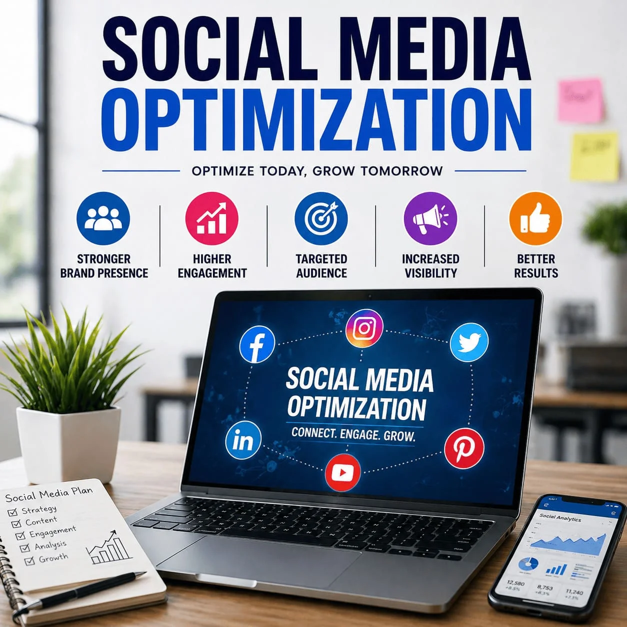 Social Media Optimization in Okhla